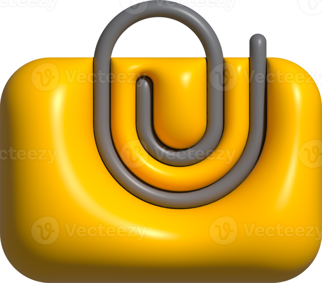 3D add file icon, document folder buttons for emoji png