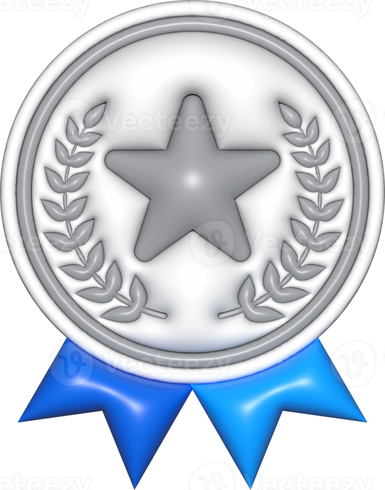 star medal 3d sign, bronze emblem icons, certificate element, badge symbol png