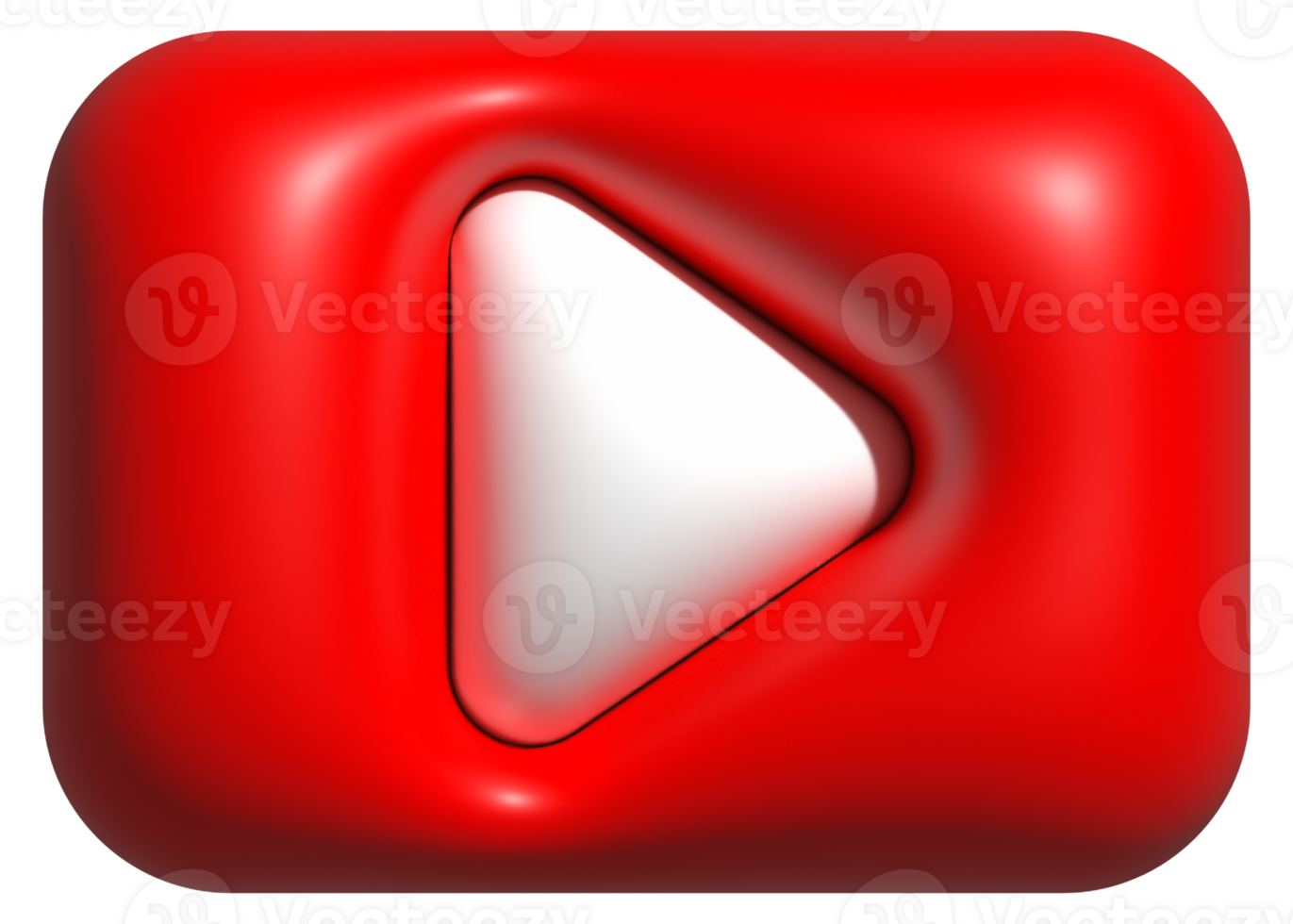 3D play icon, shoot buttons for emoji icon png