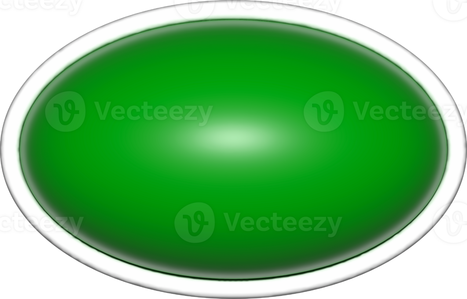 oval 3d shapes, geometric basic, simple ellipse green shape png