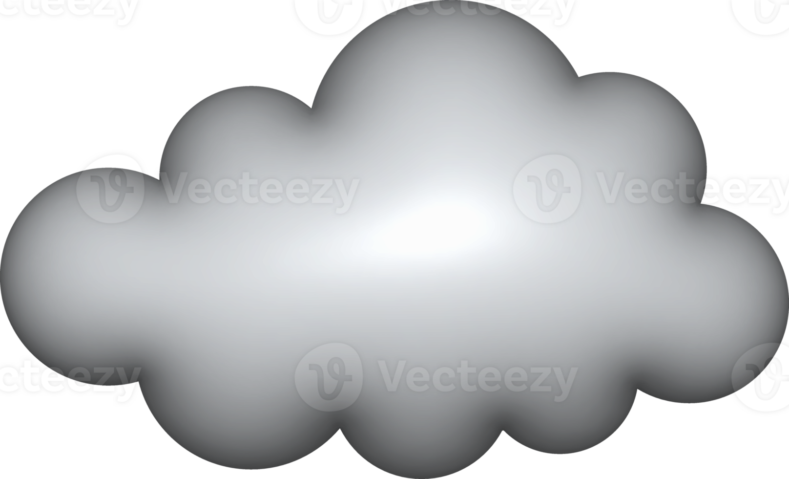 dark cloud shape 3d, cloud icon, emoji cloud for message social png