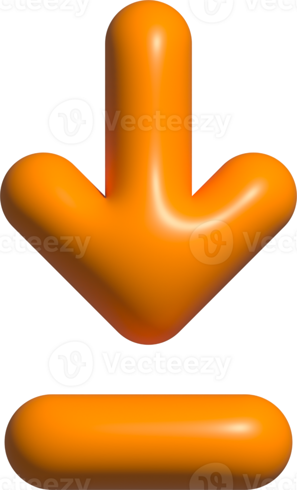 3D upload files icon, save, load document buttons for emoji png