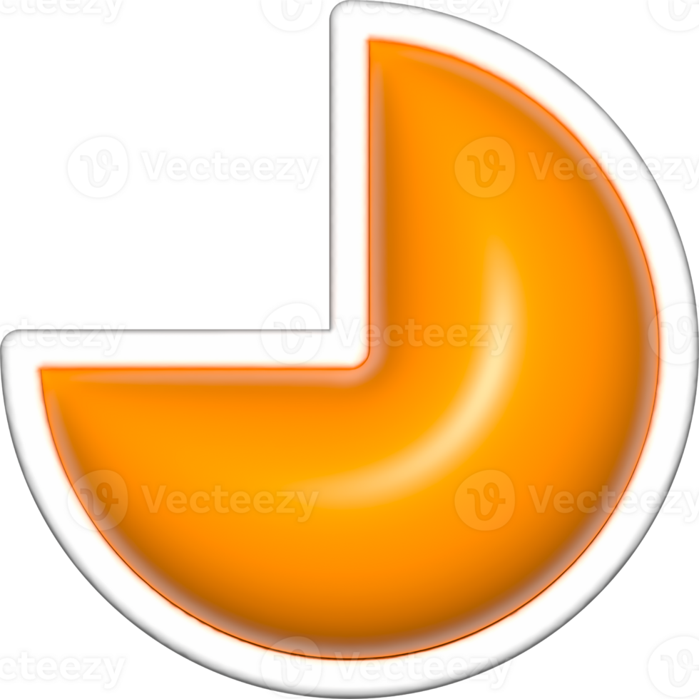 pic 3d shapes, geometric basic, simple pic orange shape png