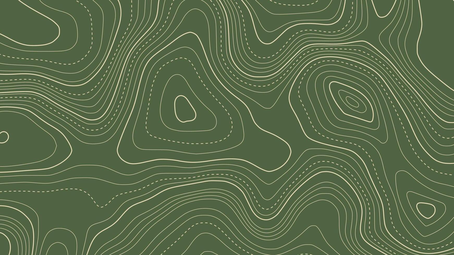 Green Topographic Line Art Background vector