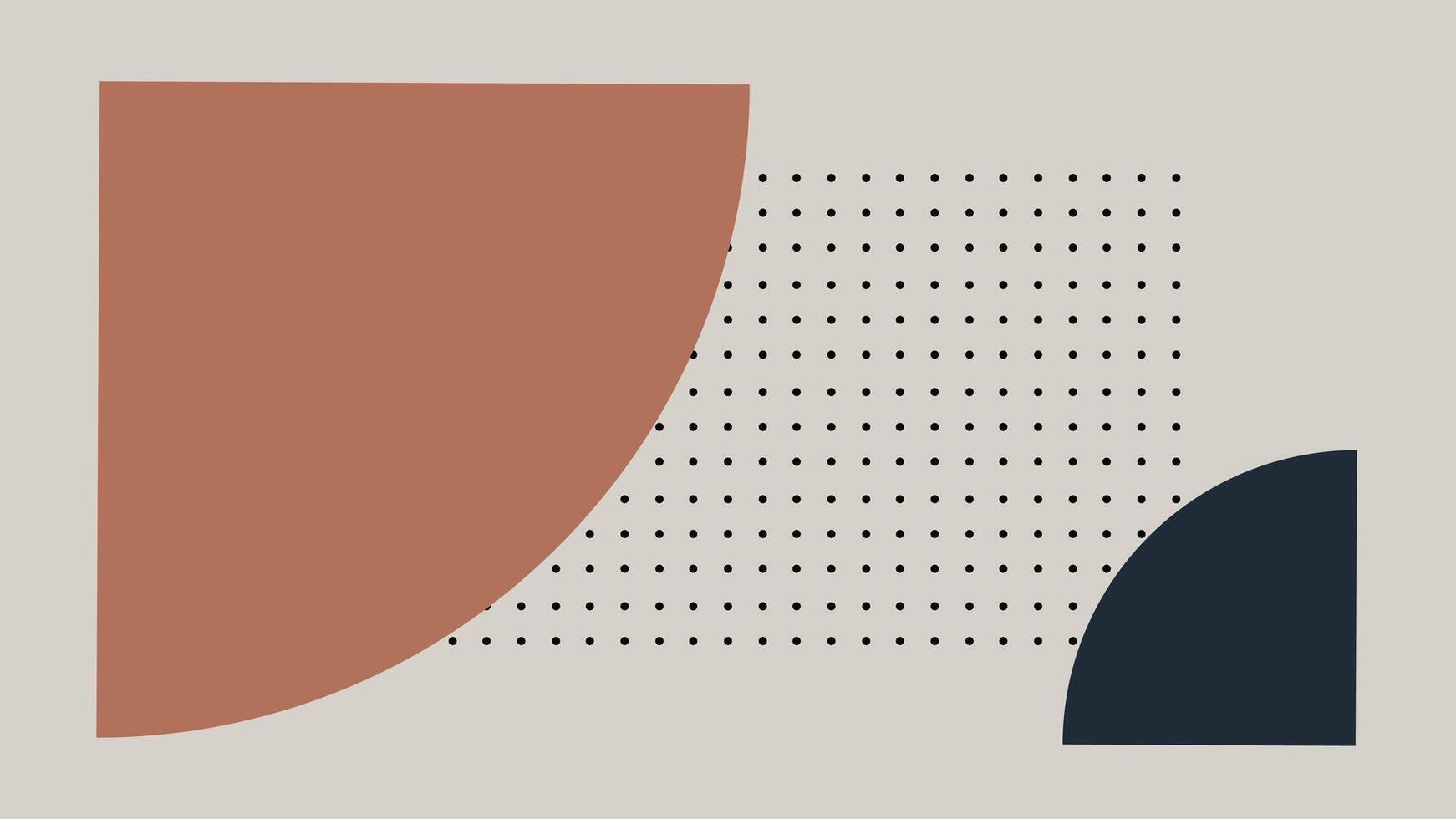 Minimal Abstract Design with Bold Arcs vector