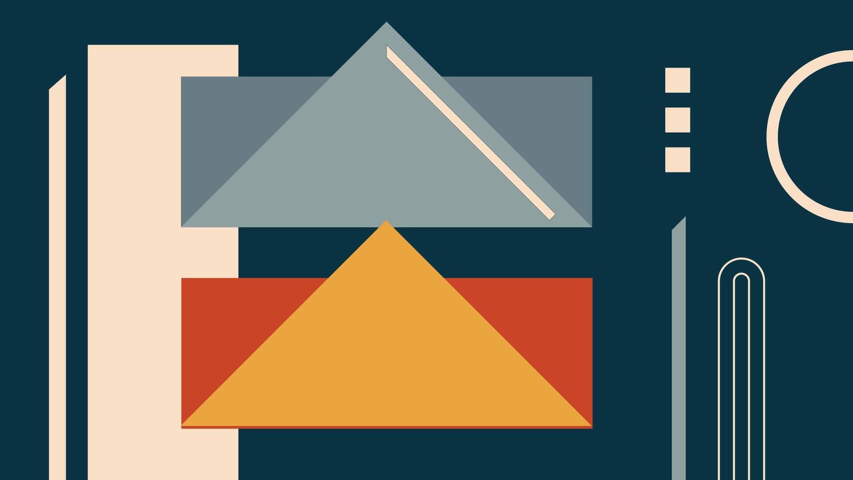 Geometric Triangular Abstract Design Background vector