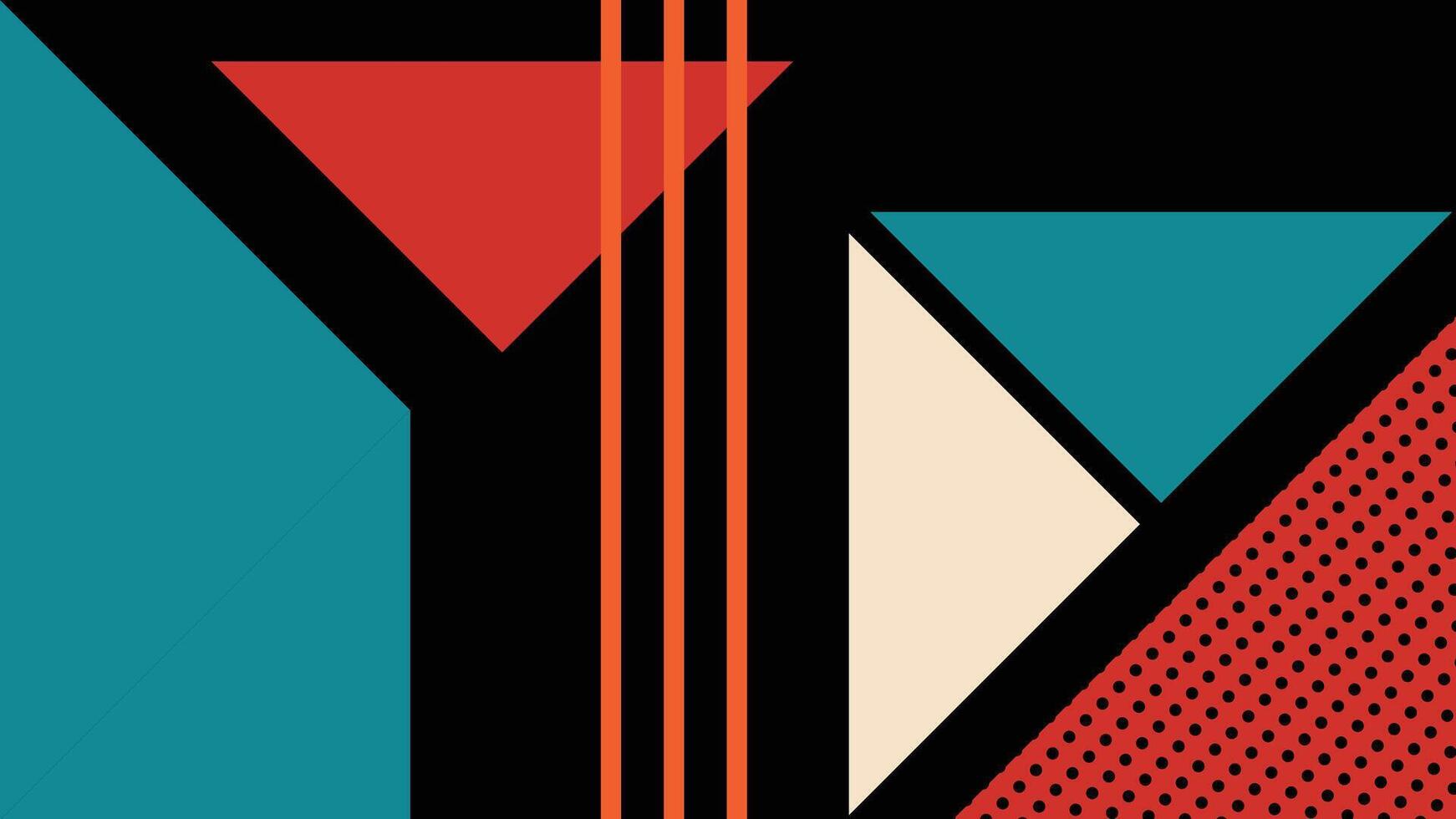 Geometric Abstract Design Background vector