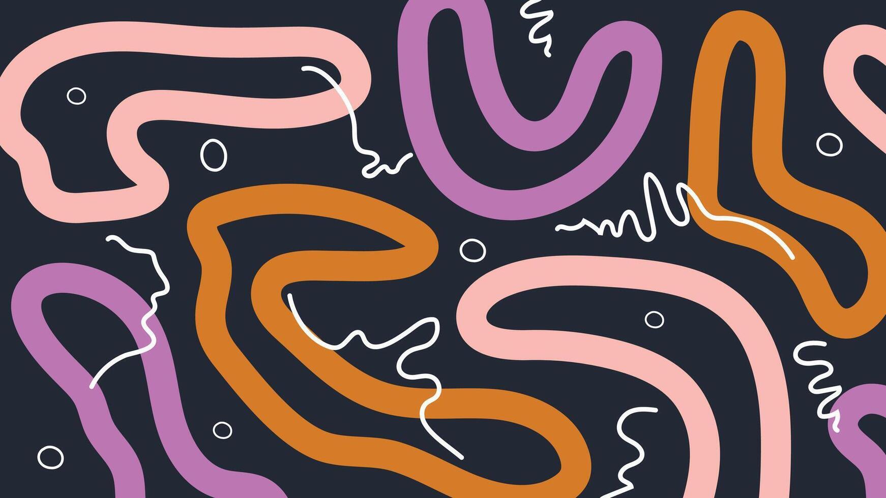 Dynamic Abstract Swirls with Arrows Background vector