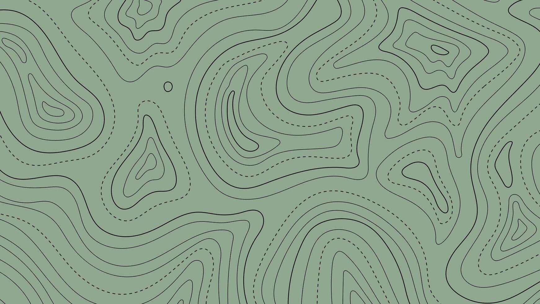 Soft Green Topographic Design Background vector