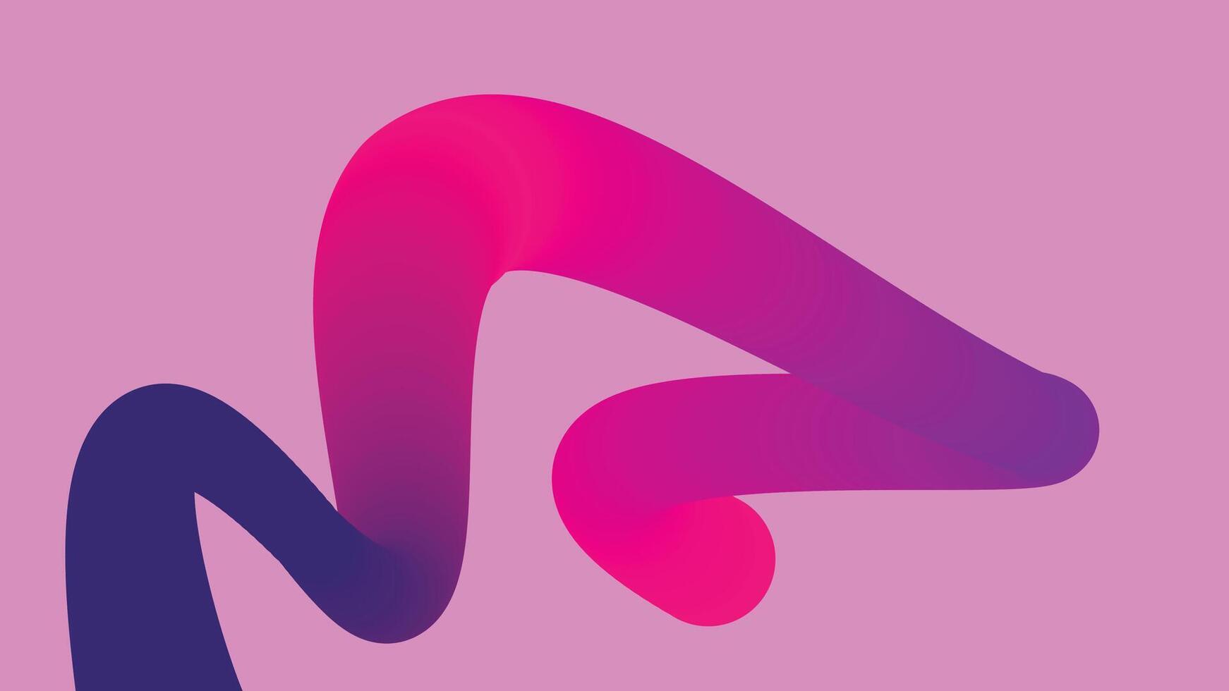 Gradient Brush Stroke on Pink Background vector