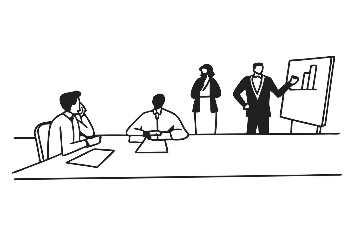 Business Team Silhouettes Set Professional Corporate People Icons Collection 3 vector