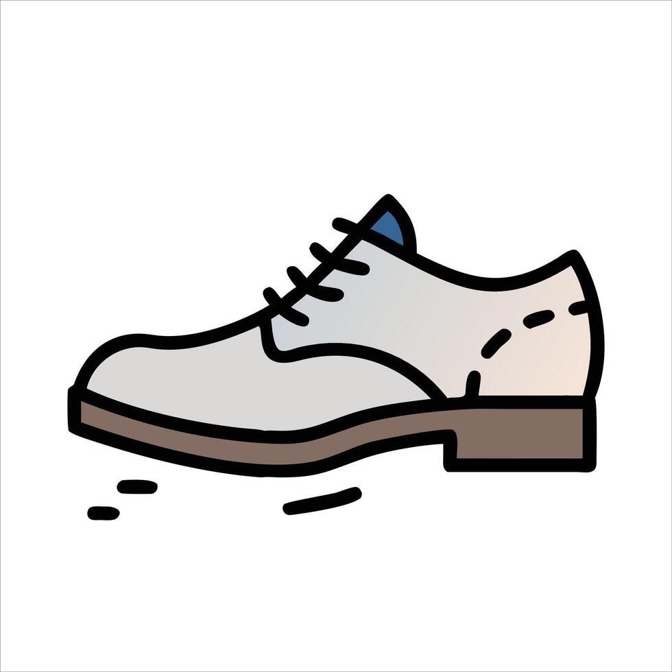 Shoe icon sticker vector