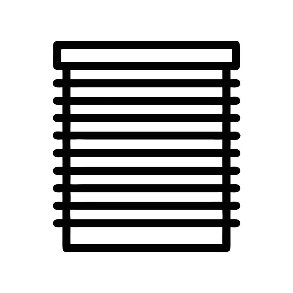 Plantain shutters icon vector