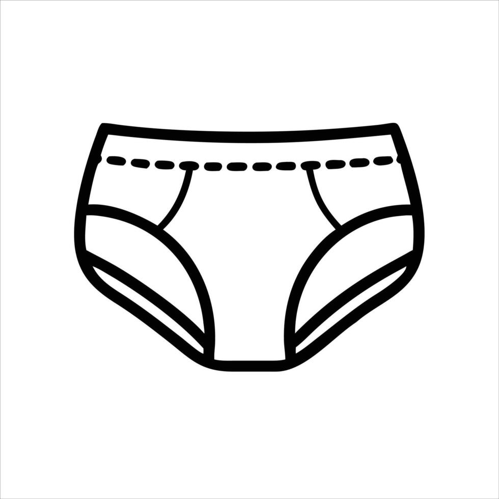 Underwear icon design vector