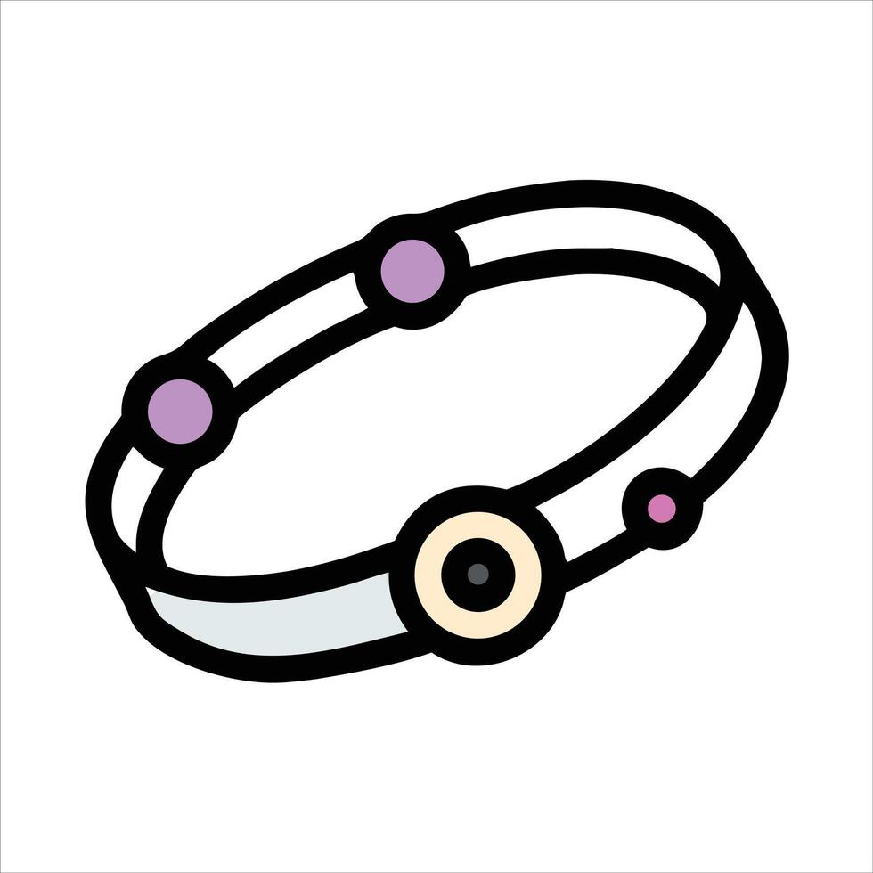 Arm band icon vector