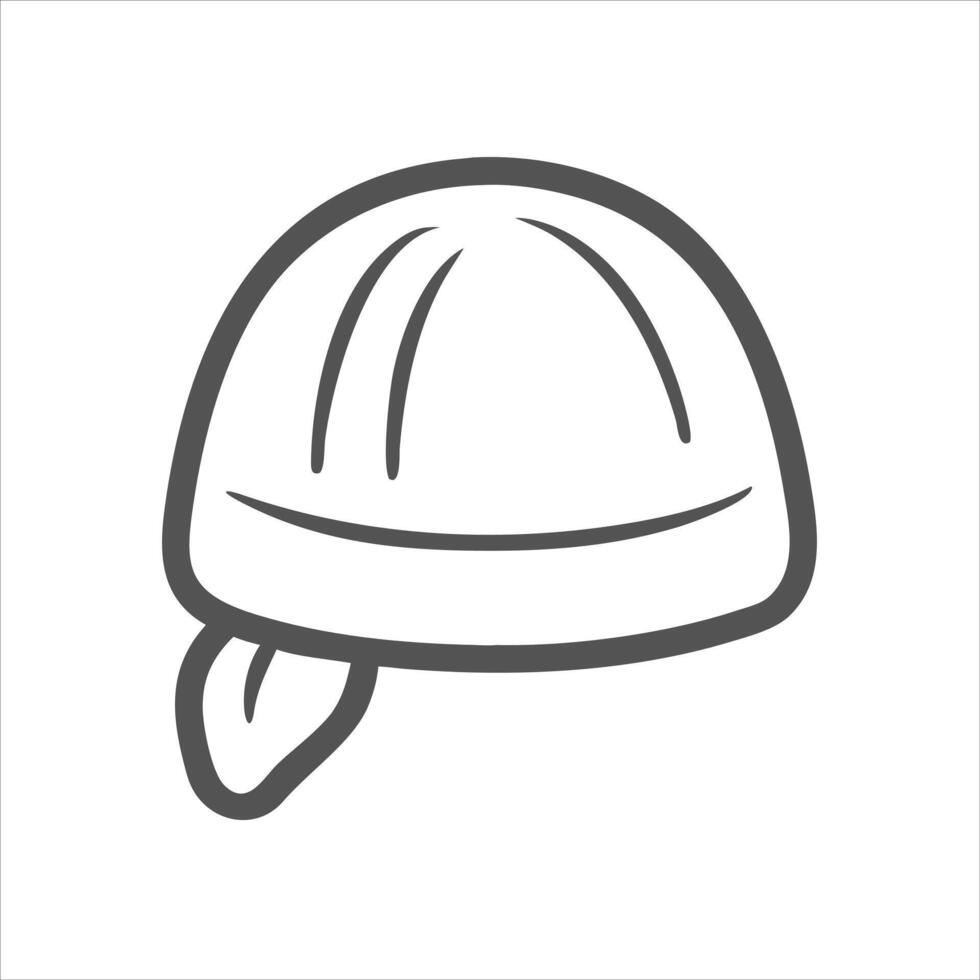 Flat girls cap object icon design vector