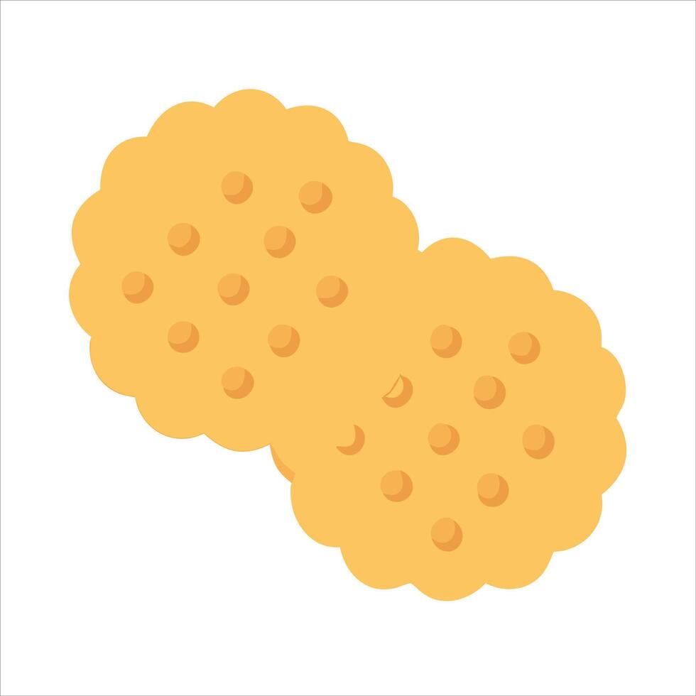 Flat cookies icon design vector