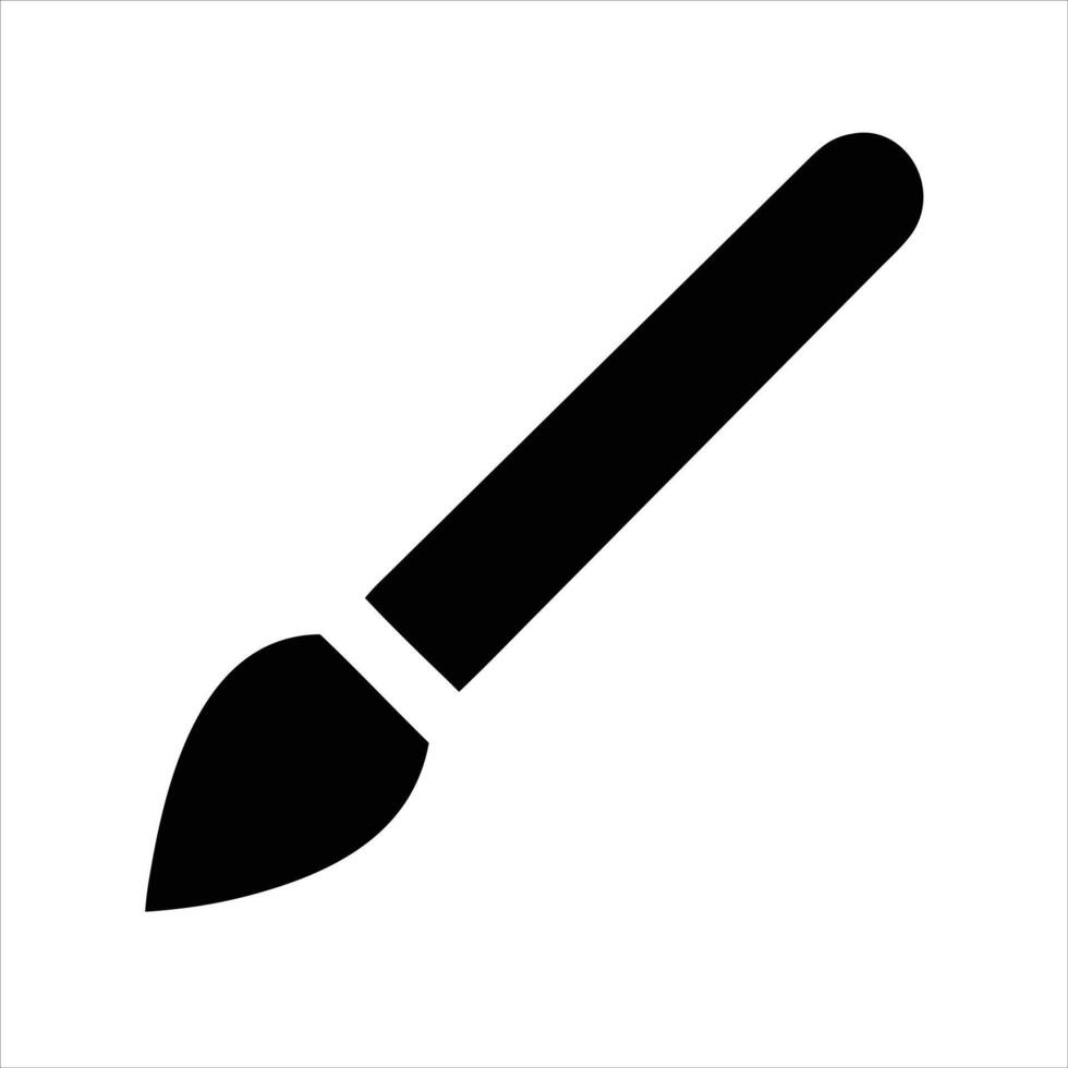 Paint brush icon vector