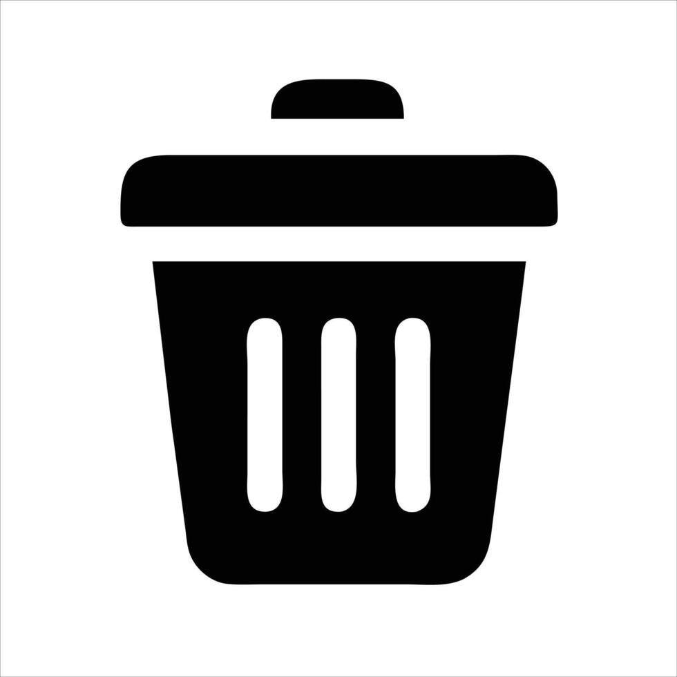 Bin icon design vector