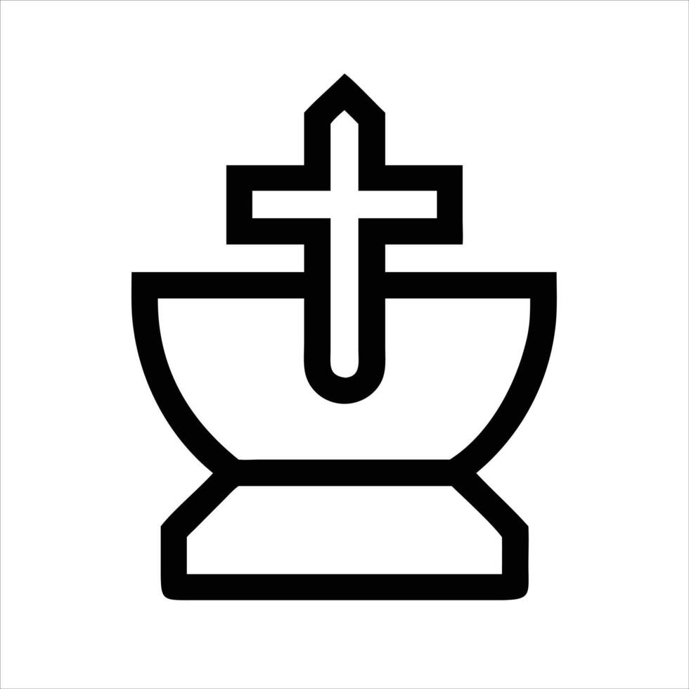 Church icon design vector