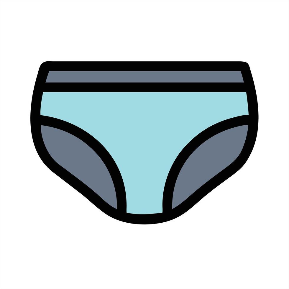 Flat brief icon design vector