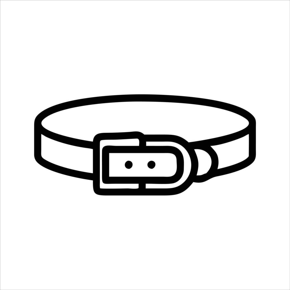 Belt icon design black and white vector