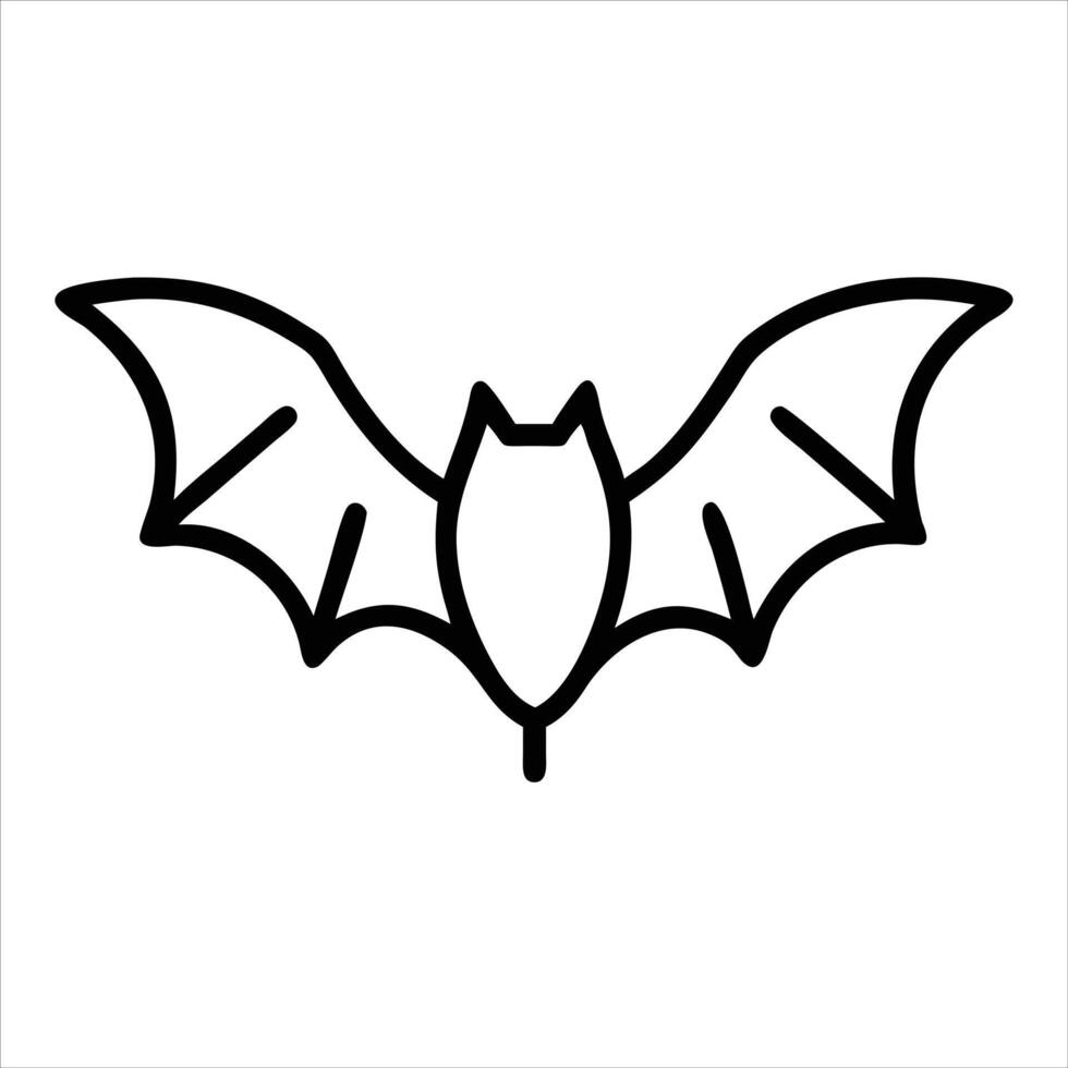 Bats icon design black and white vector