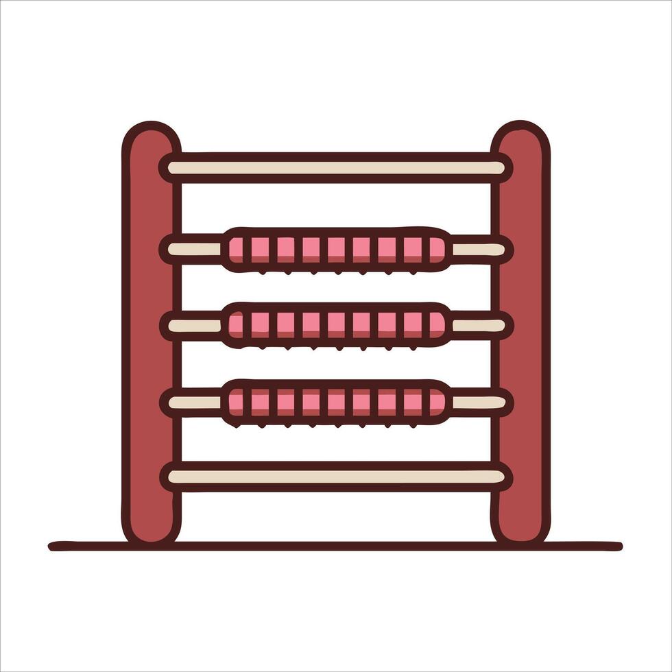 Flat road barrier object icon design vector