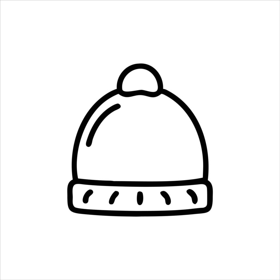 Cap icon design black and white vector