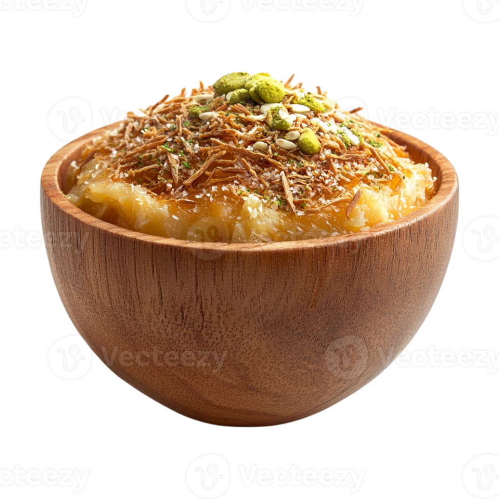 Okonomiyaki in Wooden Bowl on Transparent png