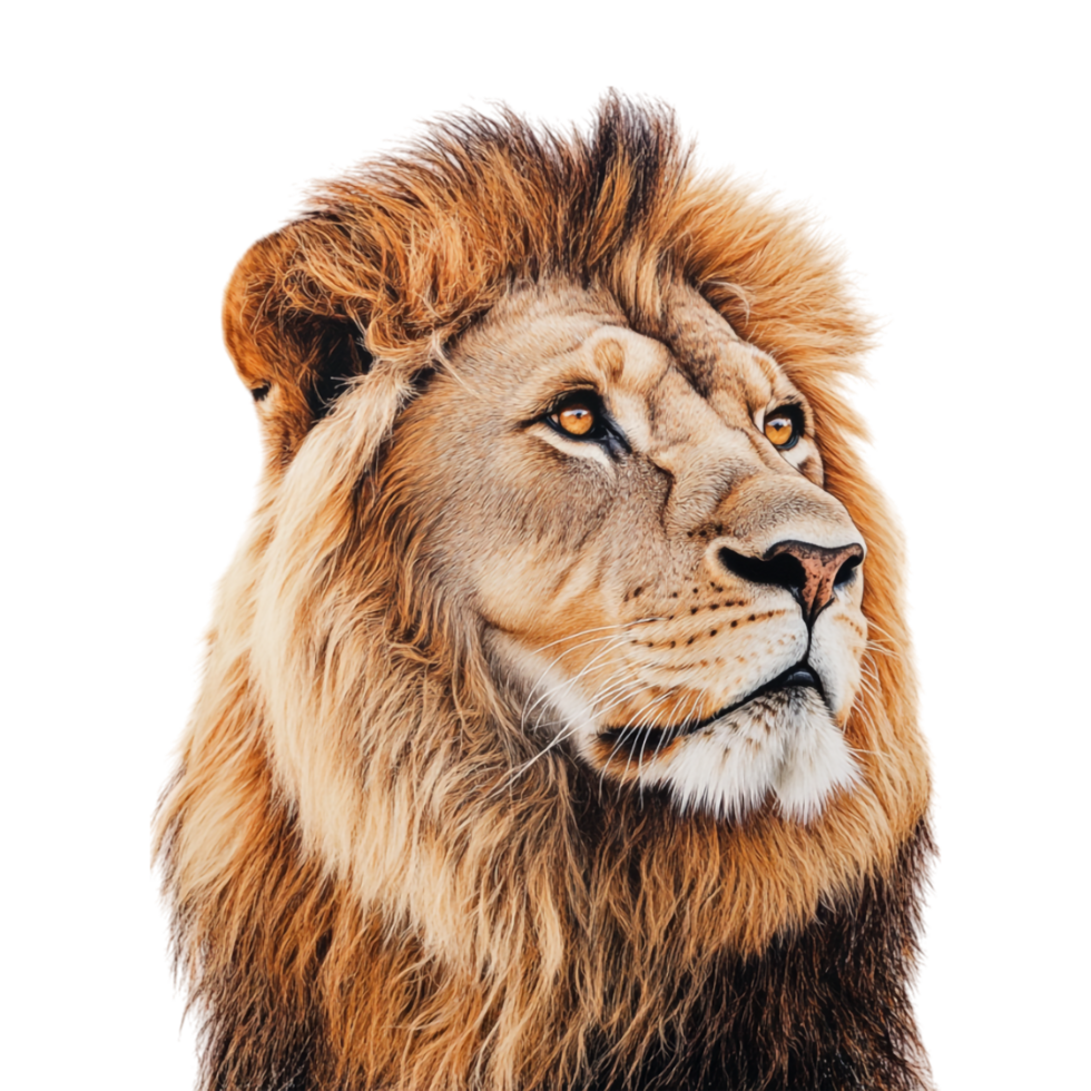 Lion Standing on Transparent png