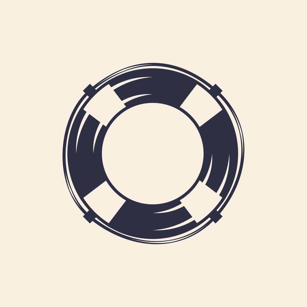 Nautical lifebuoy emblems for t-shirt, banner, poster design. Lifebuoy icon team. Trendy Hipster design. Marine labels templates. vector