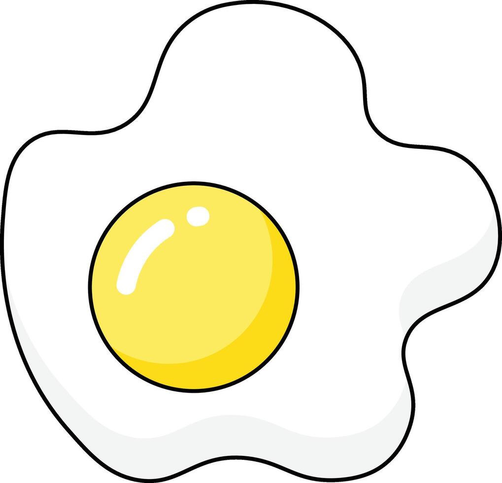 fried egg vectors design