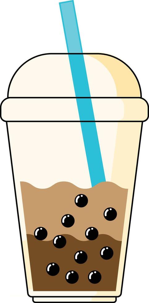 chocolate bubble drink vectors design