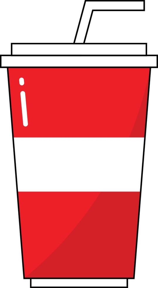 soft drink cup vectors illustration