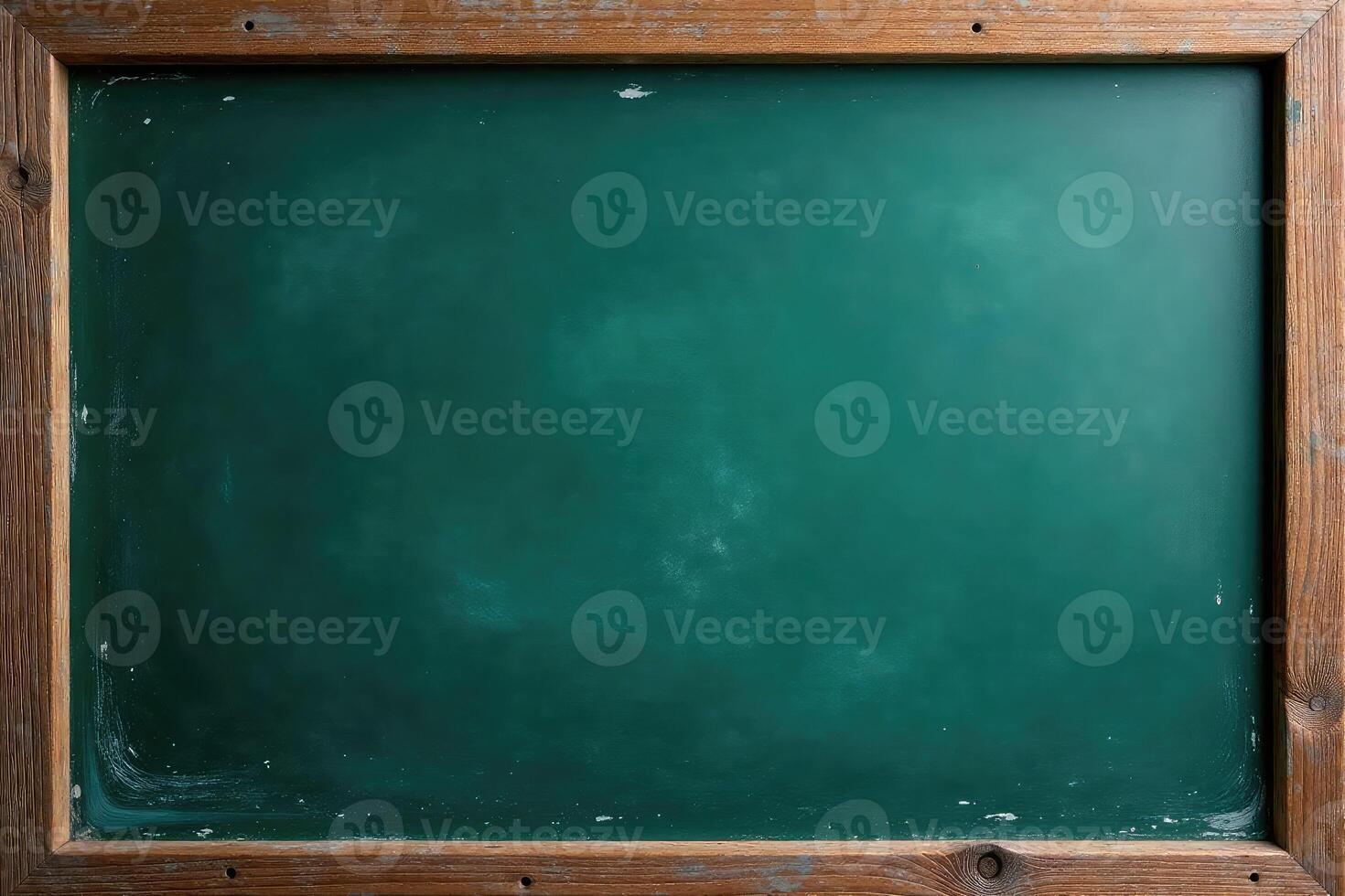An old blackboard with a wooden frame photo