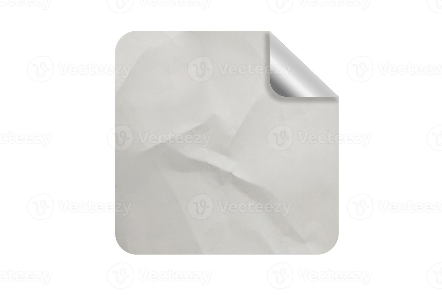 Soft Paper Sticker in Abstract Light photo
