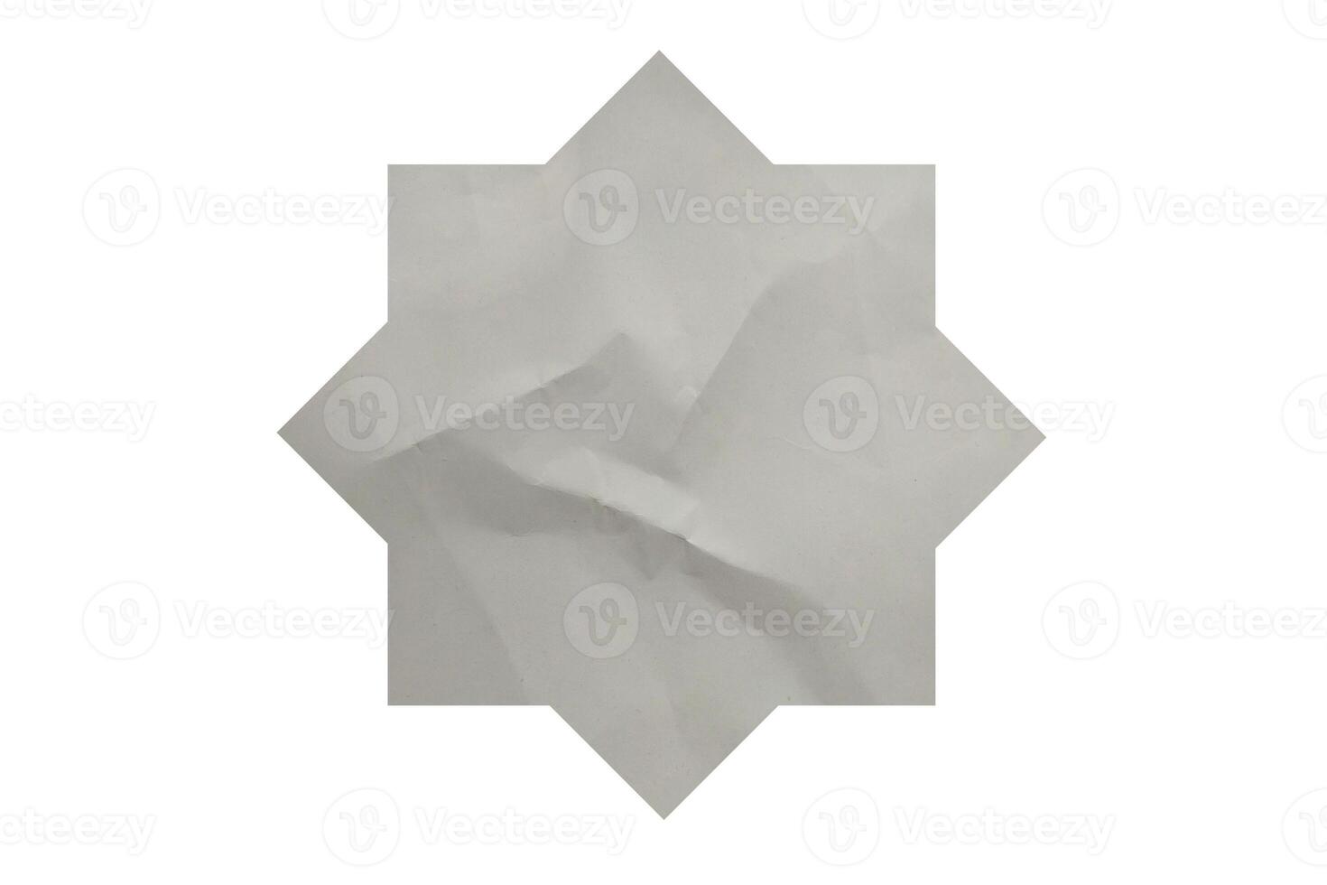 A white paper with a large piece of paper on it photo