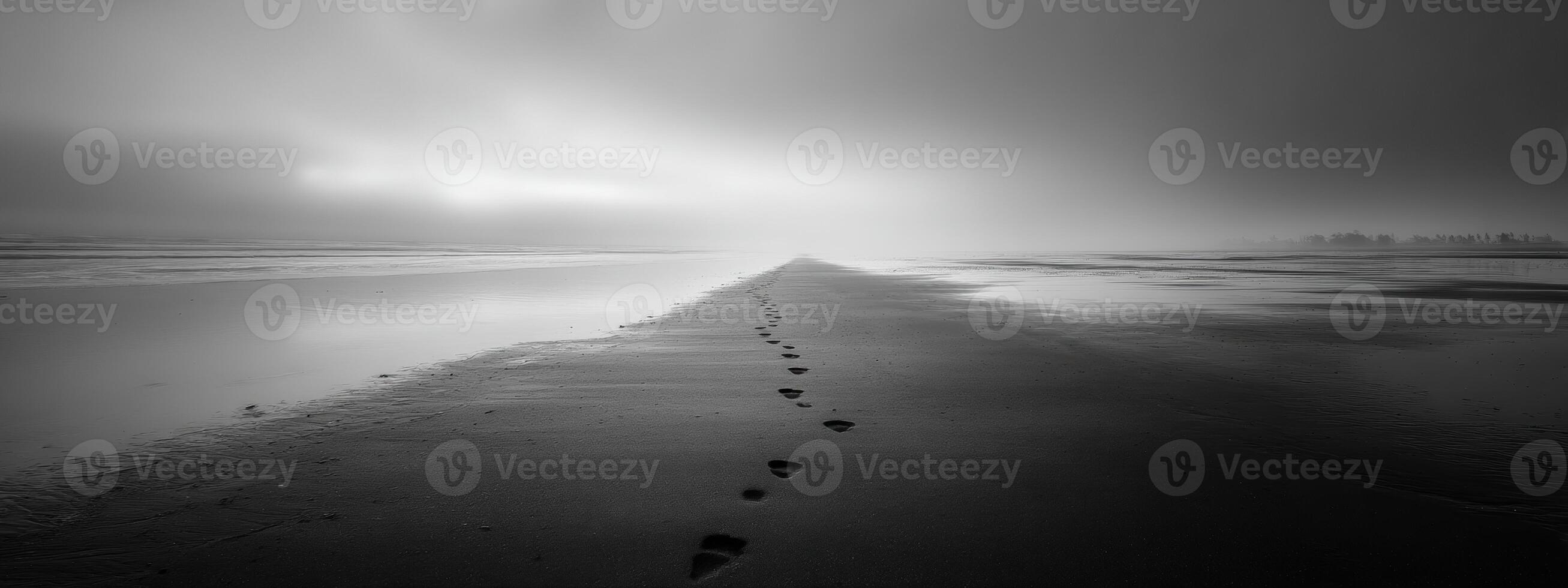 Footprints in the sand by james kennedy photo