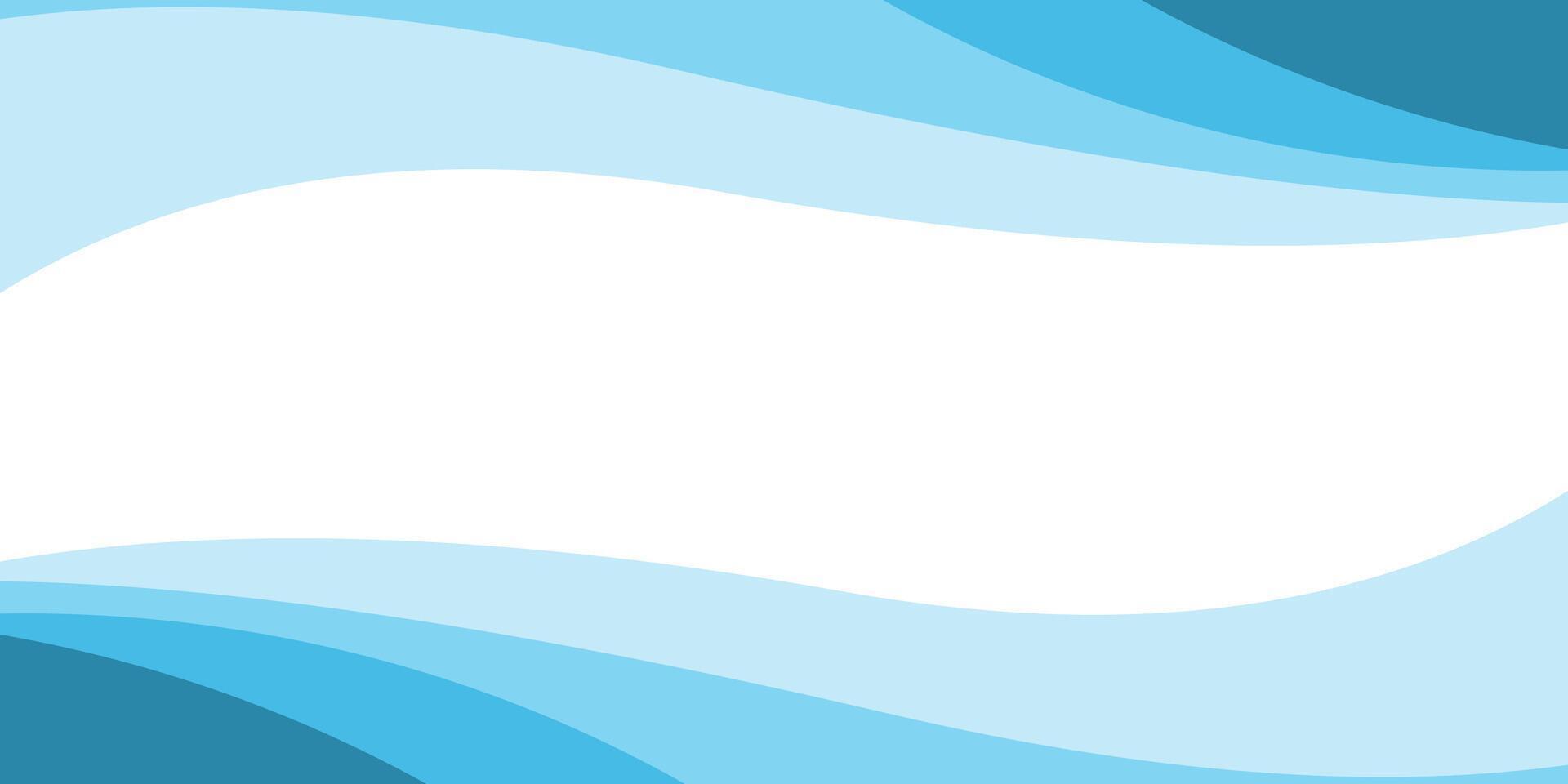 Blue Wave Simple Natural Design Background vector