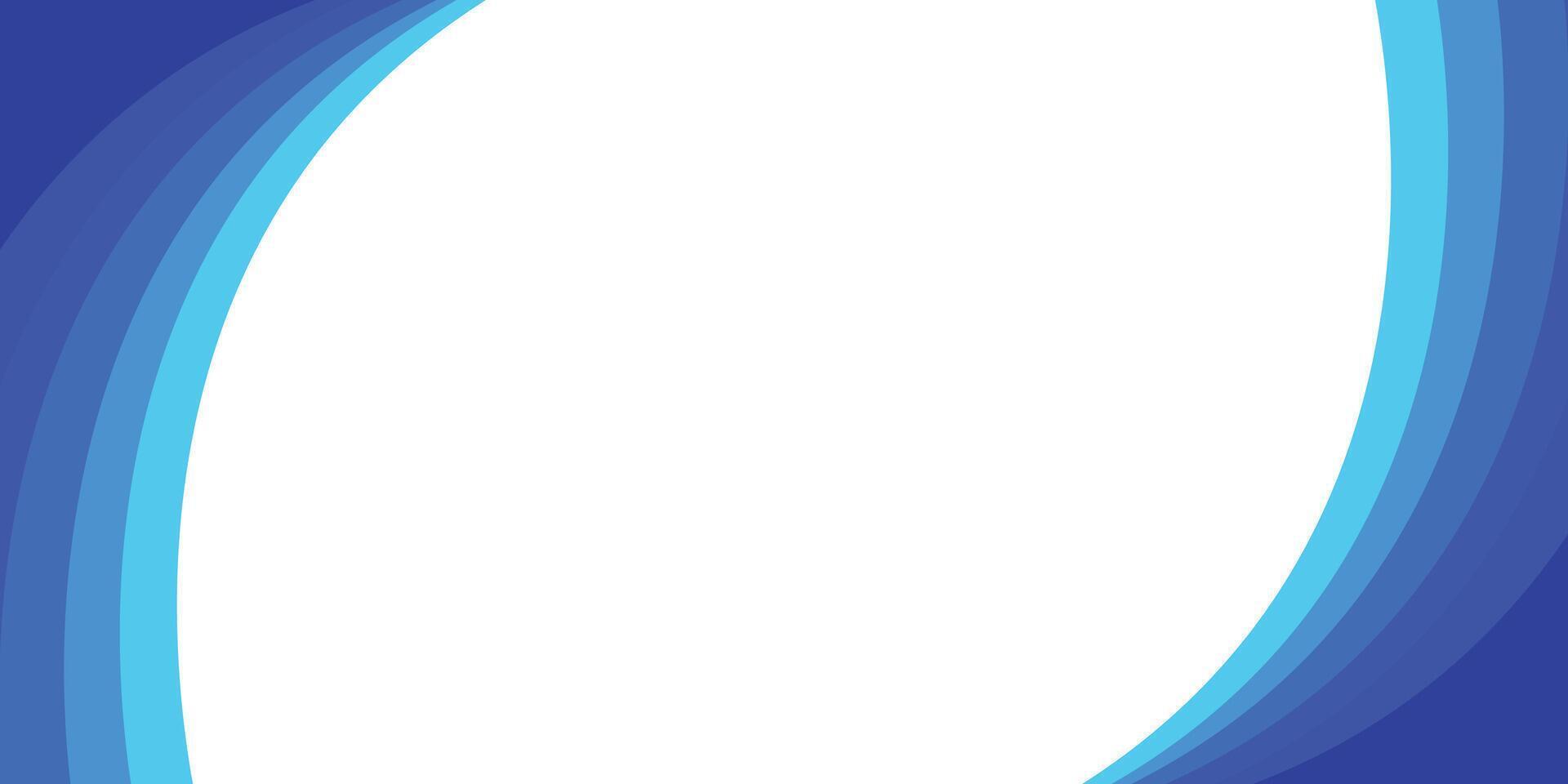 Blue Gradation Simple Design With Flat Background vector