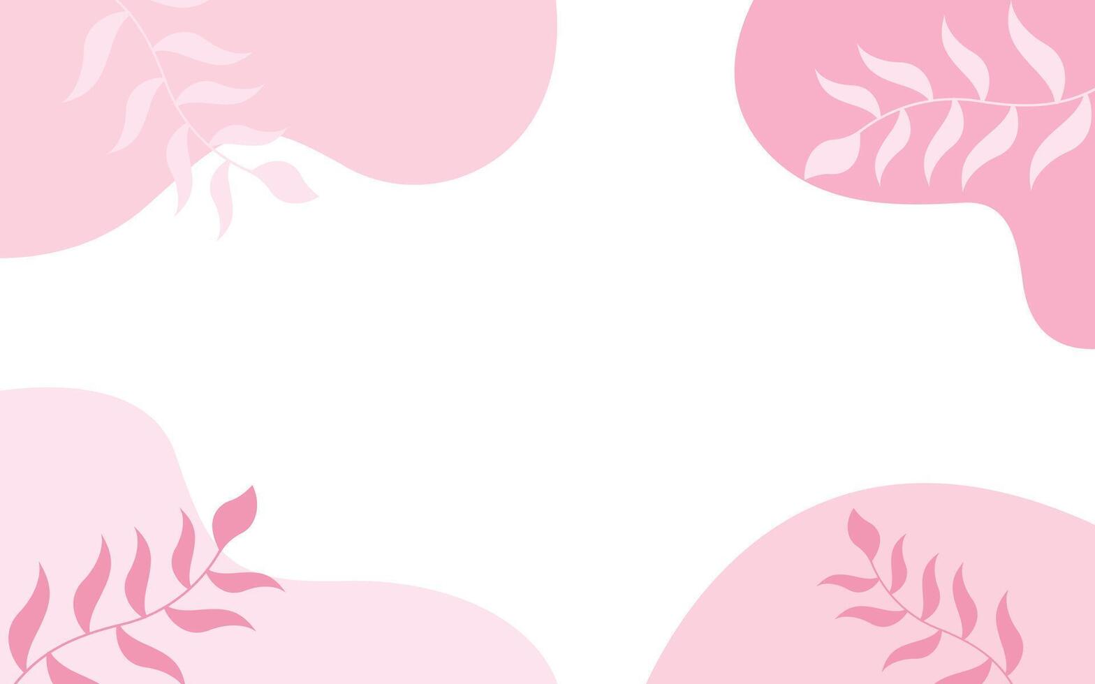 Simple Aesthetic Pink Design Background vector