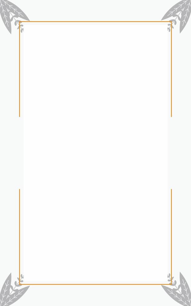 Grey Frame Simple Design Background vector