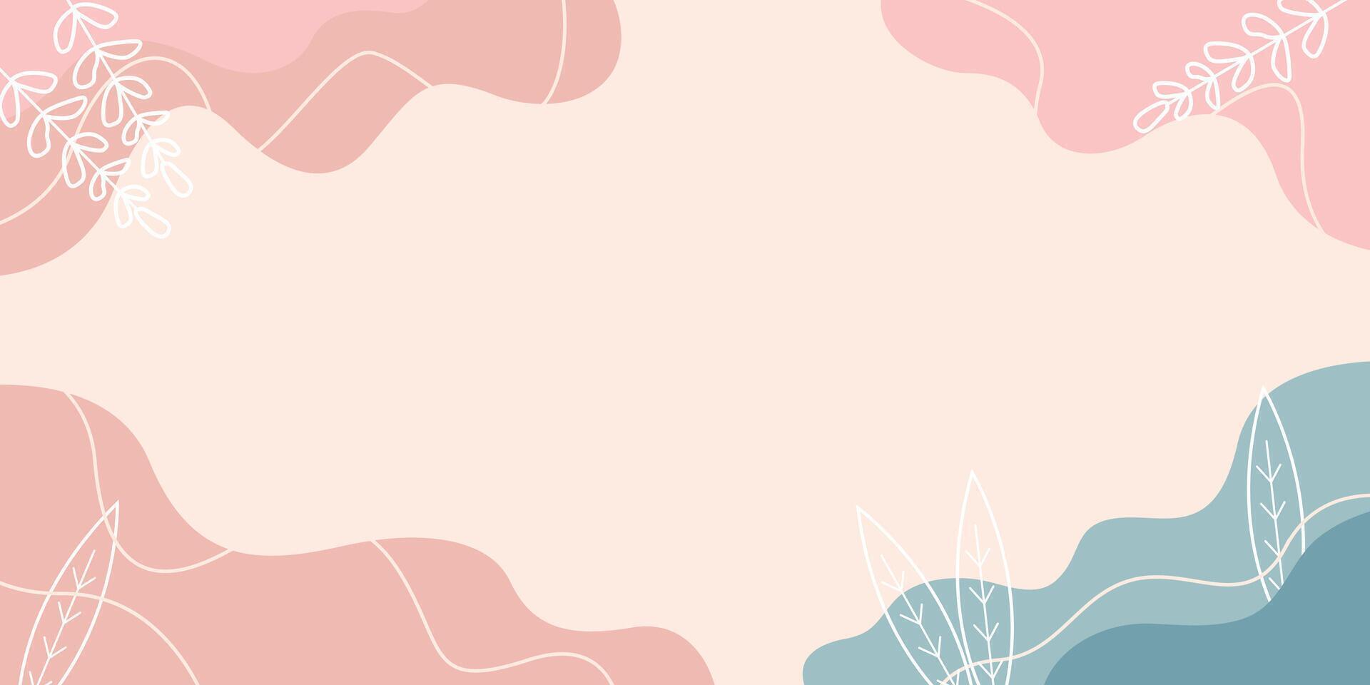 Simple Abstract Soft Pink Background Design vector