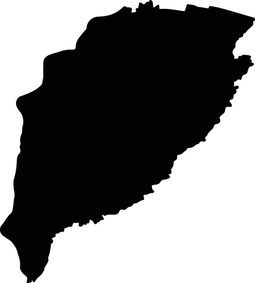 Goya Argentina silhouette map vector