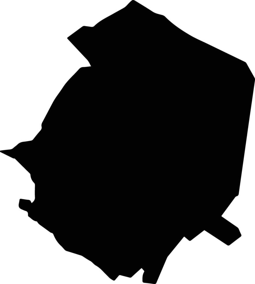 Grad Biograd na Moru Croatia silhouette map vector