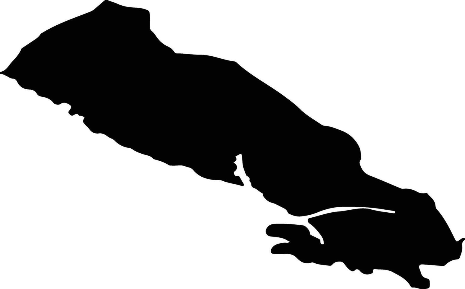 Grad Dubrovnik Croatia silhouette map vector