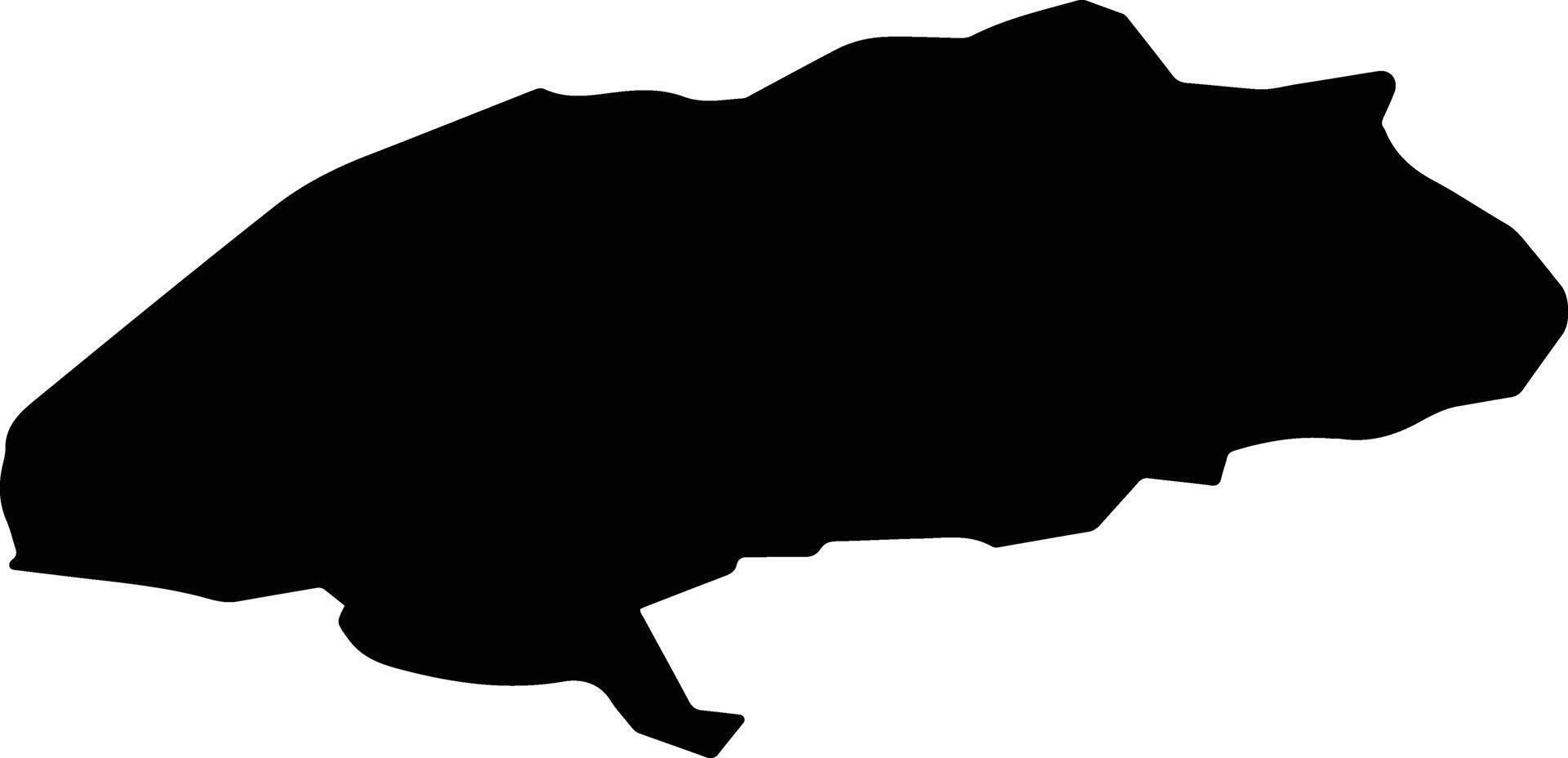 Grad Oroslavje Croatia silhouette map vector