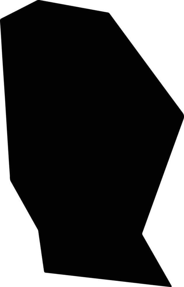 Hanshanxian China silhouette map vector