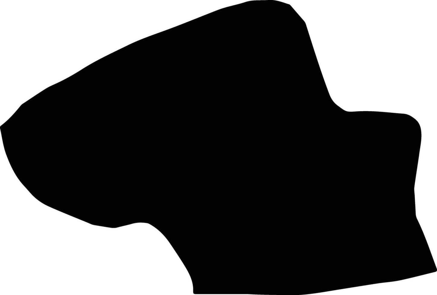 Haridah Yemen silhouette map vector